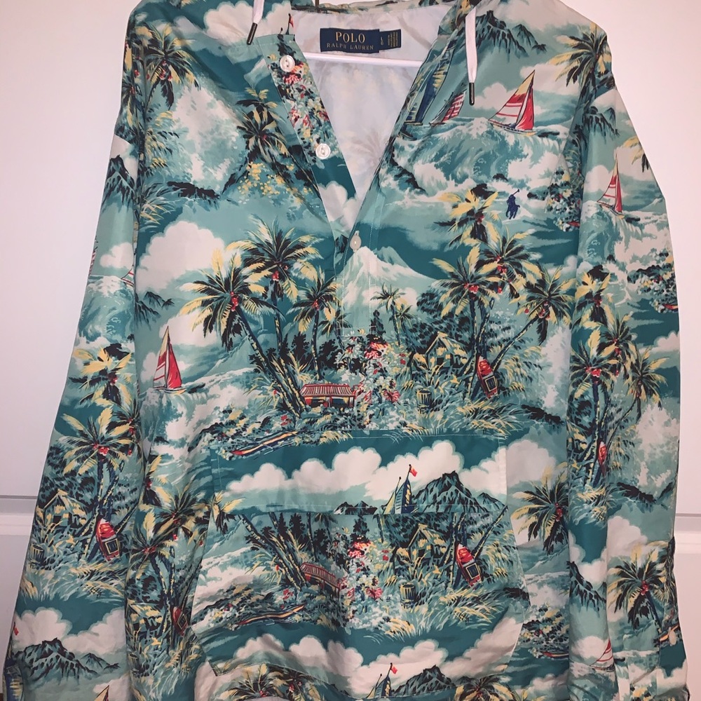 Polo windbreaker/ rain jacket